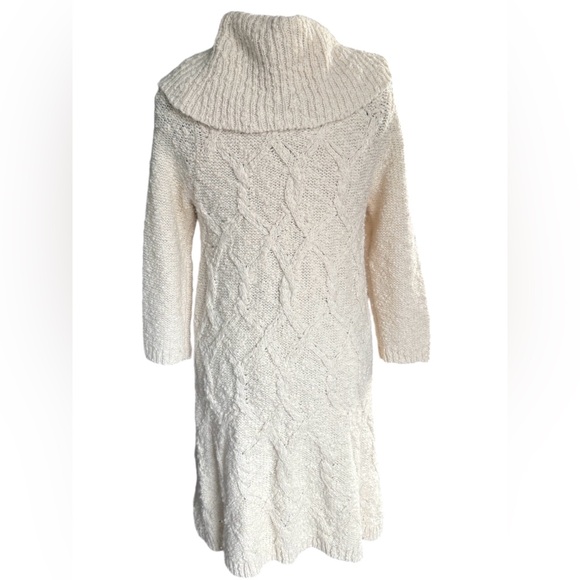 Sleeping on the snow Anthropologie Cowl Nexk Sweater Dress - Picture 7 of 14